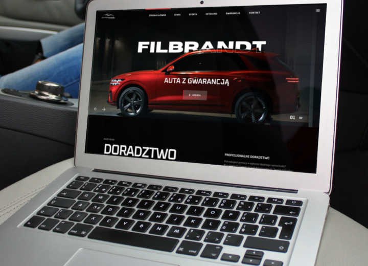 Autohandel Filbrandt - Strona internetowa